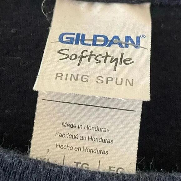 Gildan Soft style Ring Spun Black Graphic “Let That Shit Go” Cotton SZ XL #1365 - Picture 6 of 12
